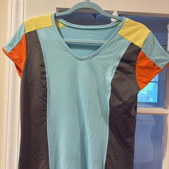 Title Nine Color block Women's Dress.  Nylon/spandex. Size M - Picture 3 of 6